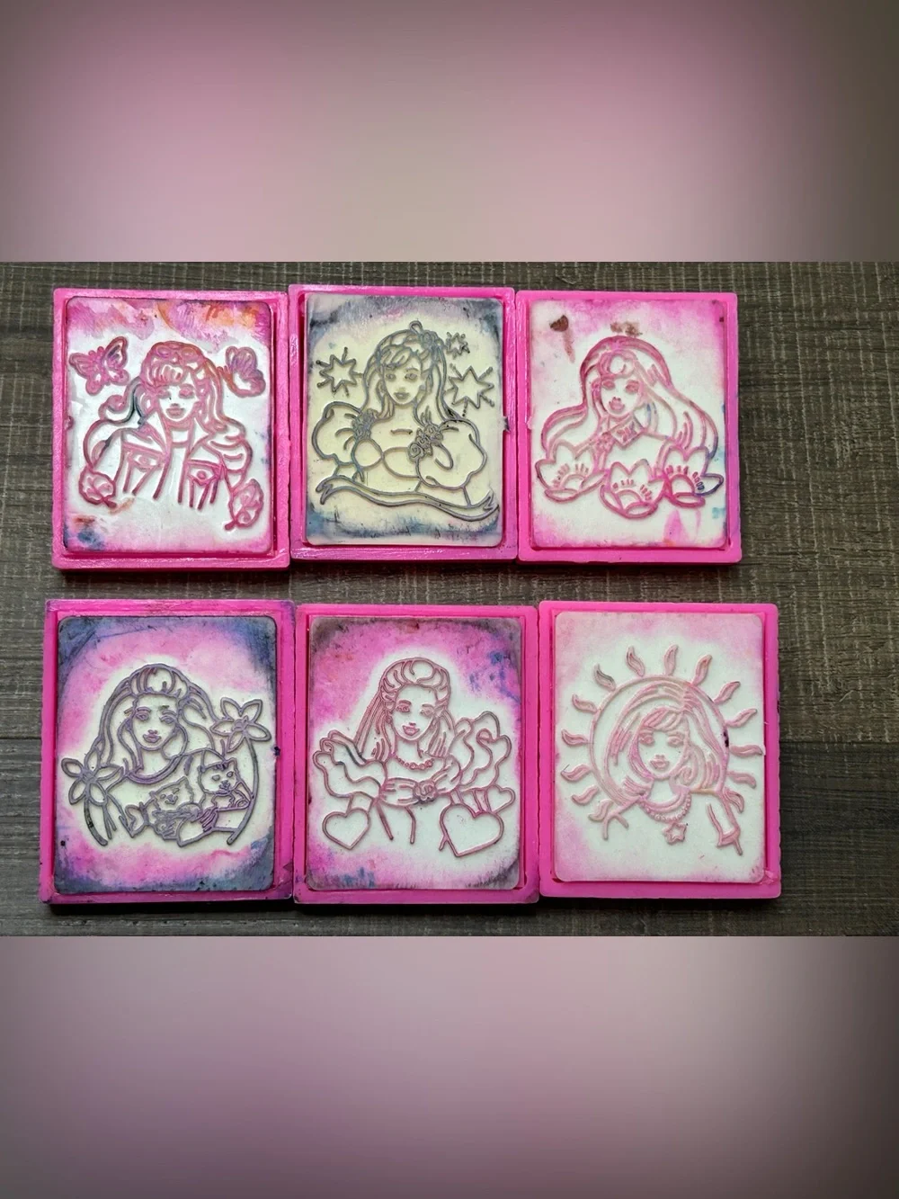 Barbie vintage stamps